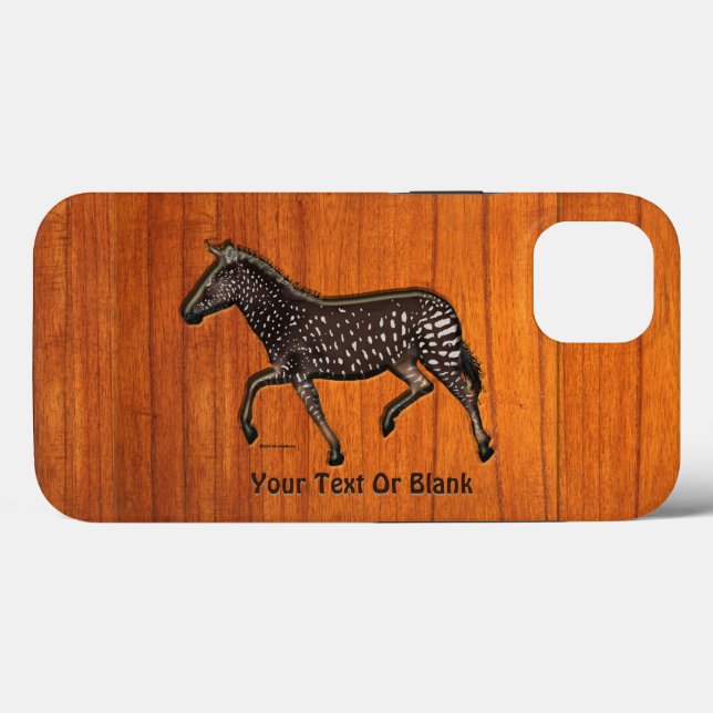 Carved Polka Dot Zebra Fodral-Mate iphone case (Baksida (horisontell))