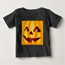 Carved pumkin-leende Halloween-design T-Shirt