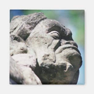 Carved Stone Figur Ancient Mayan Ruins Copan Magnet
