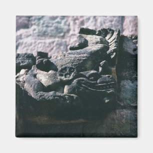 Carved Stone Figur Mayan Ruins Copan Honduras Magnet