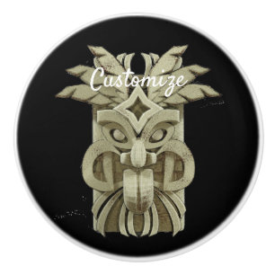 Carved Tiki Sculpture Thunder_Cove Knopp
