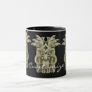 Carved Tiki Sculpture Thunder Mugg