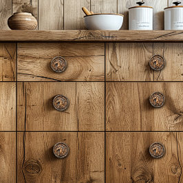 Carved vackra Horse Rope Flowers Knopp