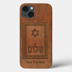 Carved Wood Shalom