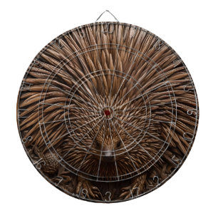 Carved Wooden Australian Echidna Print Darttavla