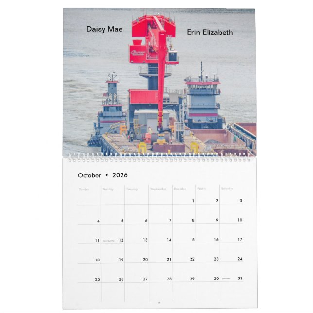 Carver Companies Tugs 2025-kalender Kalender (Oct 2026)