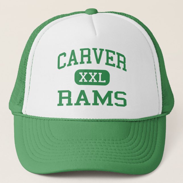 Carver - rammar - kick - New Orleans Louisiana Truckerkeps (Framsida)