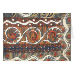 Carvings & Curios Acrican Färg anpassa produkt Hälsningskort