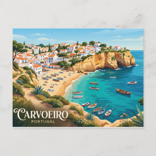 Carvoeiro Portugal Vykort