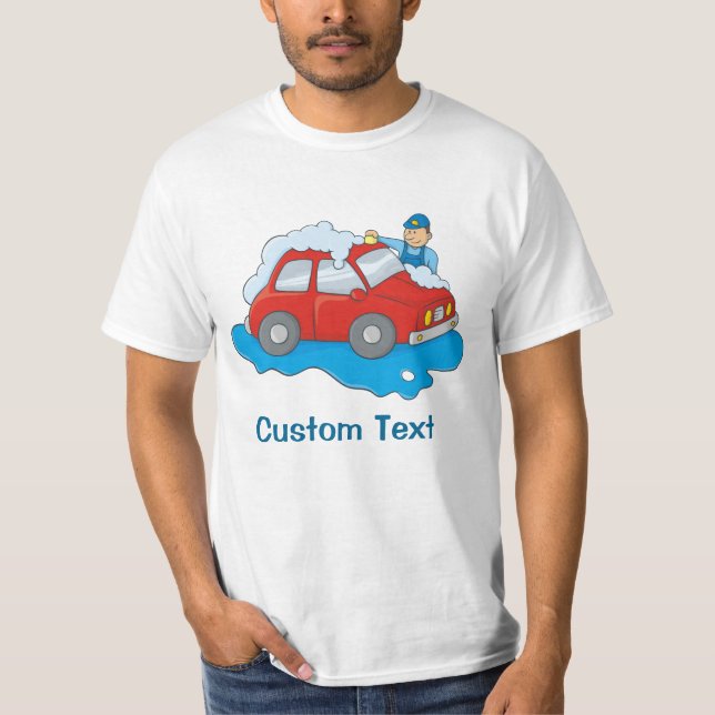 Carwash Man T Shirt (Framsida)