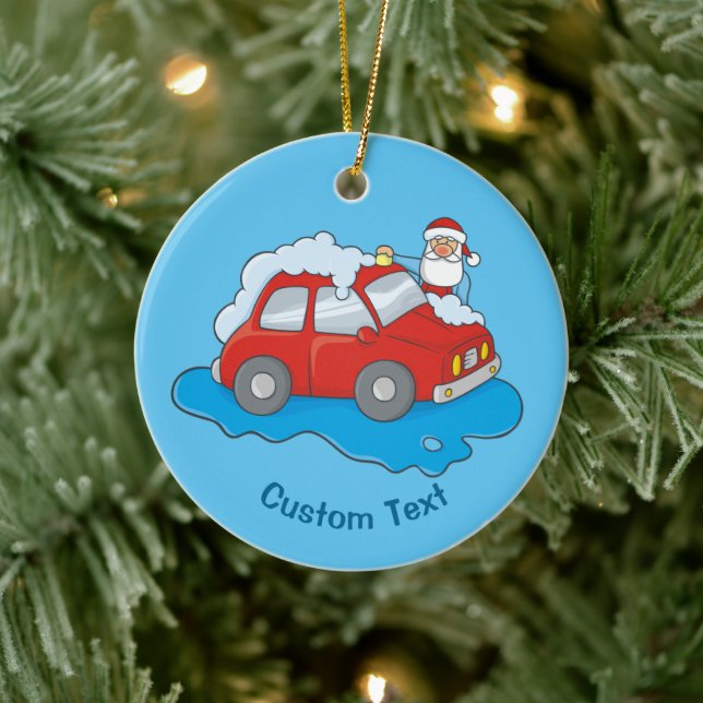 Carwash Santa Ornament (Träd)