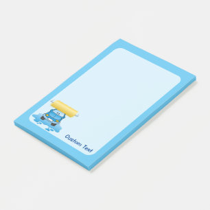 Carwash Tecknad Post-it Block