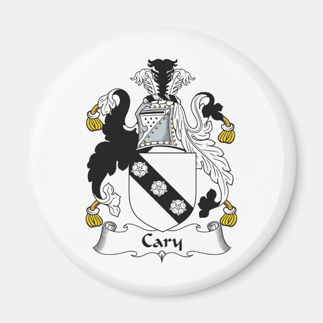 Cary Family Crest Magnet (Framsidan)