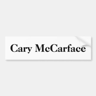 Cary McCarface Bildekal