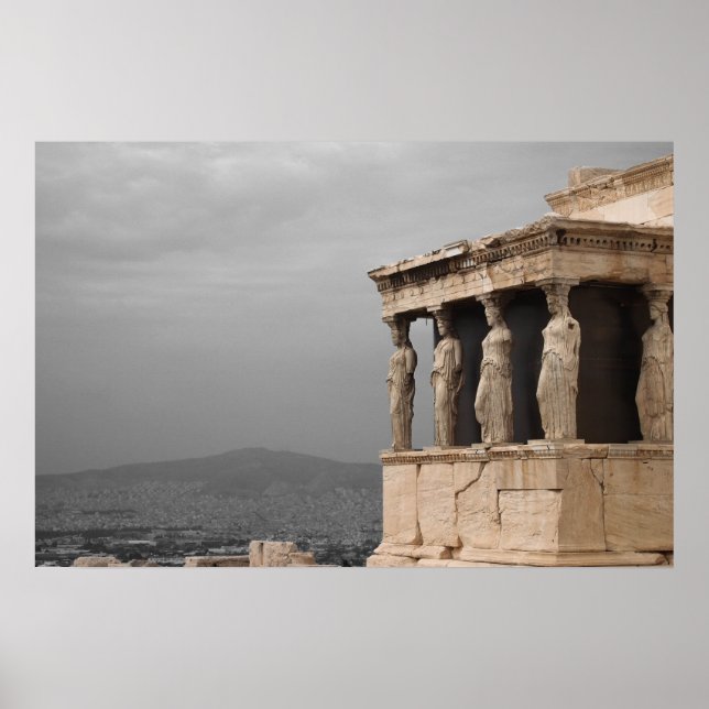 Caryatid Porch Poster (Framsidan)