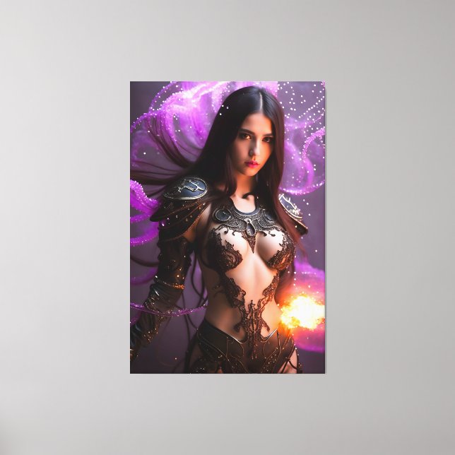 Carybdea Brevipedalia 014 Canvastryck (Framsida)