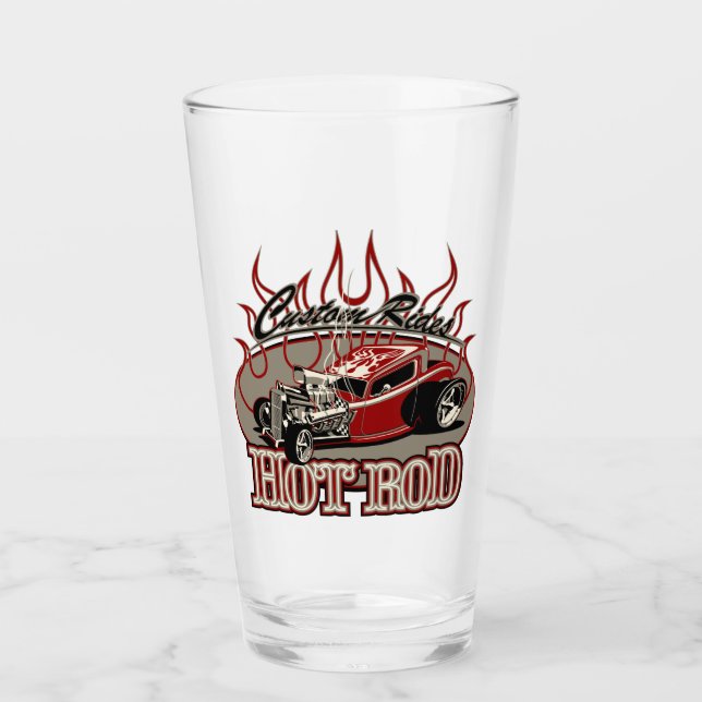 Caryoon hot rod glaskopp (Framsida)