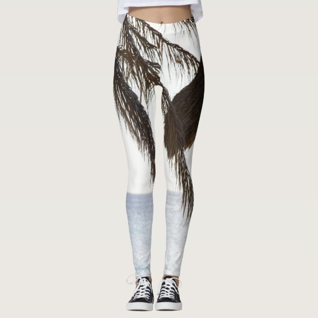 Cas Abao - Tropical Beach Escape #2 #Haven #wall Leggings (Framsida)