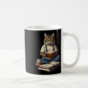 Cas Reading A Bok Graphic Ca Kien Älskare Kaffemugg