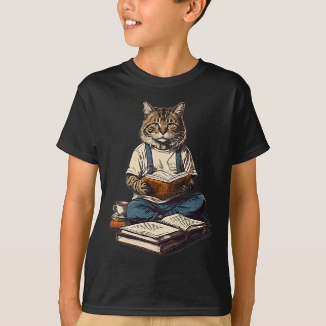 Cas Reading A Bok Graphic Ca Kien Älskare T Shirt (Framsida)
