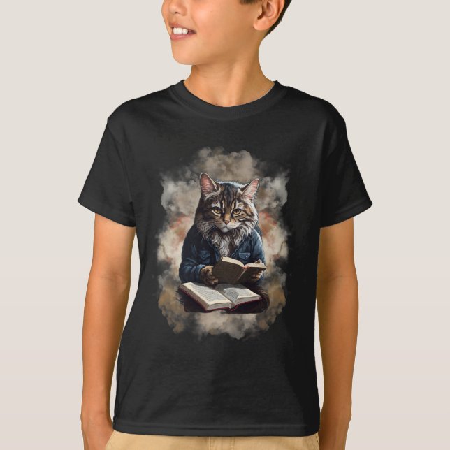 Cas Reading A Bok Graphic Ca Kien Älskare T Shirt (Framsida)