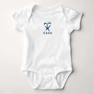 CASA av den Travis County babyen som är i ett T Shirt
