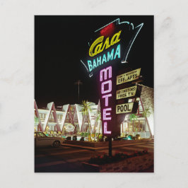 Casa Bahama Motel i Wildwood i New jersey, 1960-ta Vykort