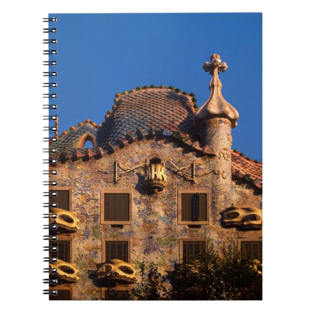 Casa Batilo, Gaudi Architecture, Barcelona Anteckningsbok (Framsidan)
