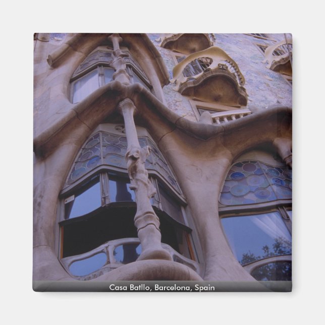 Casa Batllo, Barcelona, Spanien Magnet (Framsidan)