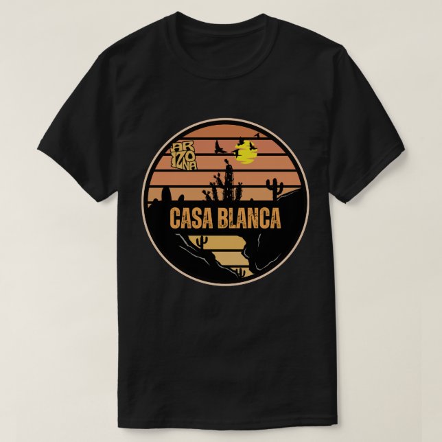 Casa Blanca, Arizona T Shirt (Design framsida)