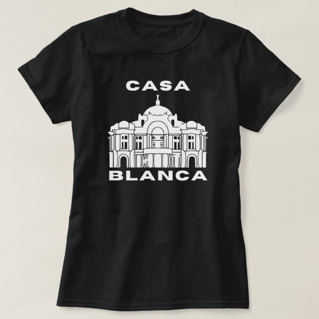 Casa Blanca, Vita huset T Shirt (Design framsida)