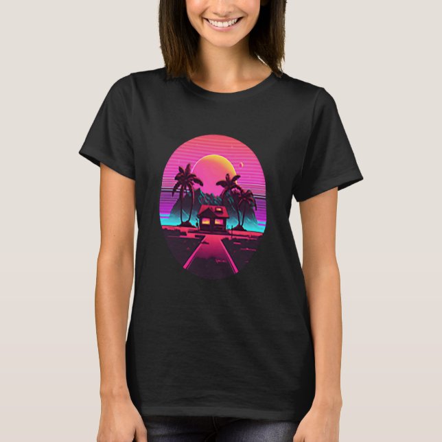 Casa De Kami House & Flamingo T Shirt (Framsida)