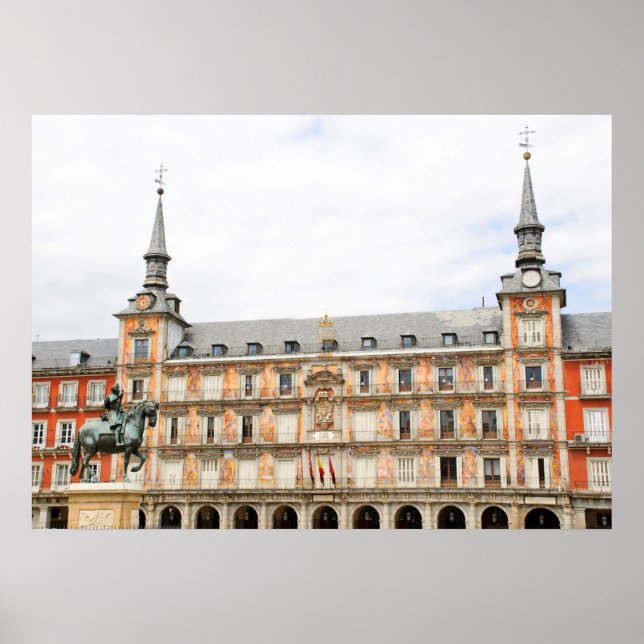 Casa de la Panaderia, Plaza Mayor, Madrid Poster (Framsidan)