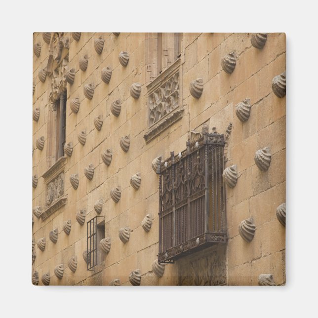 Casa de las Conchas, House of Snäckors Magnet (Framsidan)