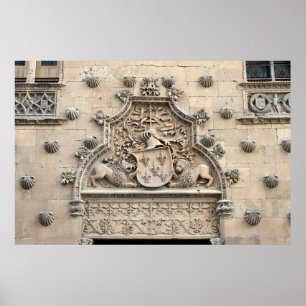 Casa de las Conchas, Salamanca Poster