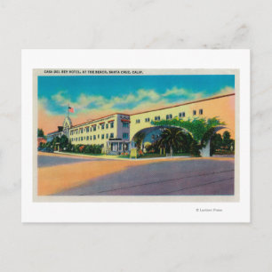Casa Del Rey Hotel vid Beach, Santa Cruz Vykort