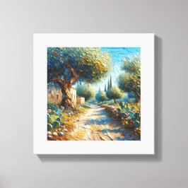 Casa di Campagnia Siciliana 3 av 3 Canvastryck