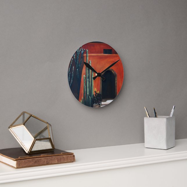 Casa en Mexiko Rund Klocka (Kontor)