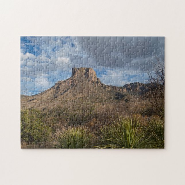 Casa Grande Peak, Chisos Basin, Big Bend Pussel (Horisontell)