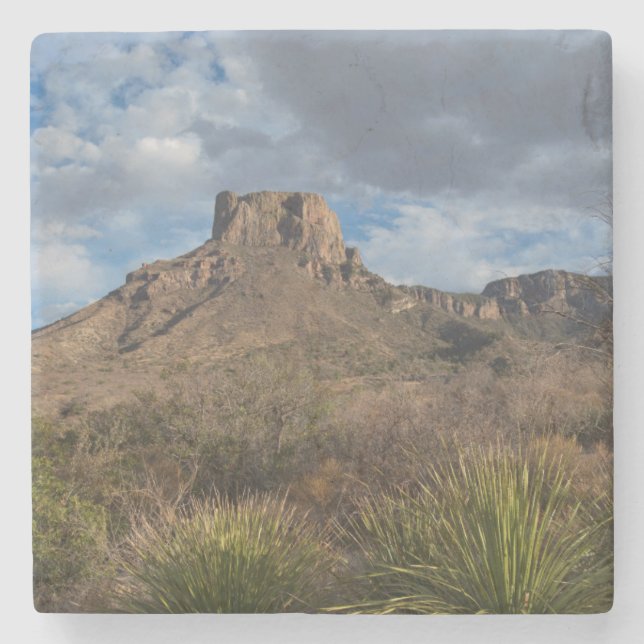 Casa Grande Peak, Chisos Basin, Big Bend Stenunderlägg (Framsidan)