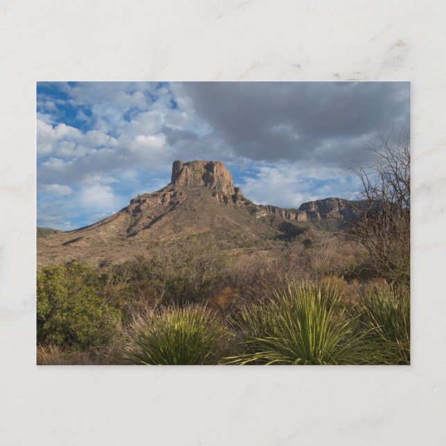 Casa Grande Peak, Chisos Basin, Big Bend Vykort (Framsida)