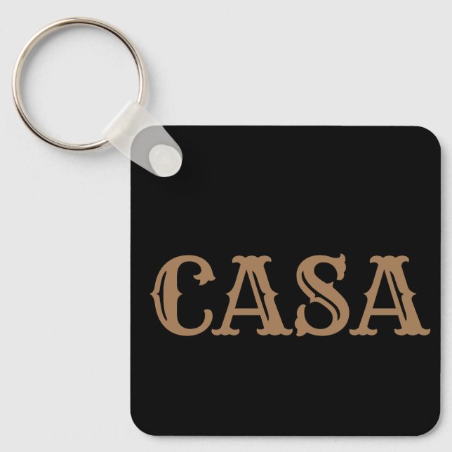 CASA, HOME KEYCHAIN NYCKELRING (Framsida)