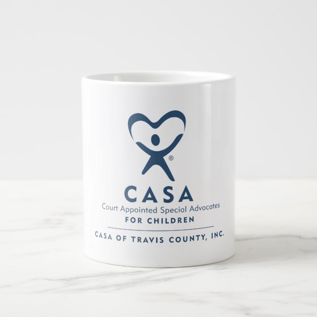 CASA i Travis County Coffee Mugg Jumbo Mugg (Framsidan)