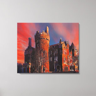 Casa Loma, Toronto. Impressionistiskt Kanvastryck