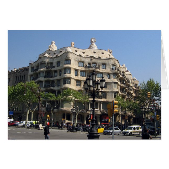 Casa Mila Hälsningskort (Framsidan Horizontal)
