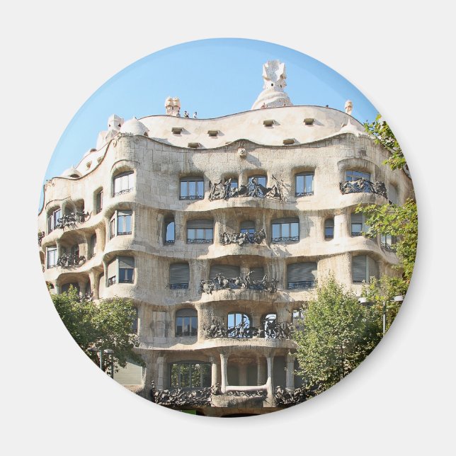 Casa Mila La Pedrera Magnet (Framsidan)