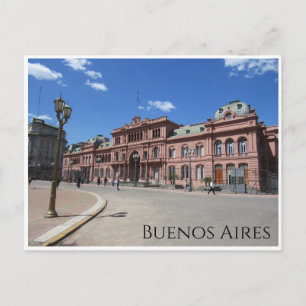 casa rosada buenos aires vykort