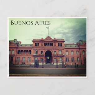 casa rosada clouds vykort