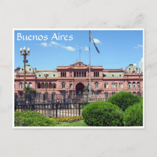 casa rosada vykort