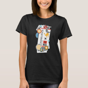 Casablanca Biljett-boardingkortet Flygplan Morroco T Shirt